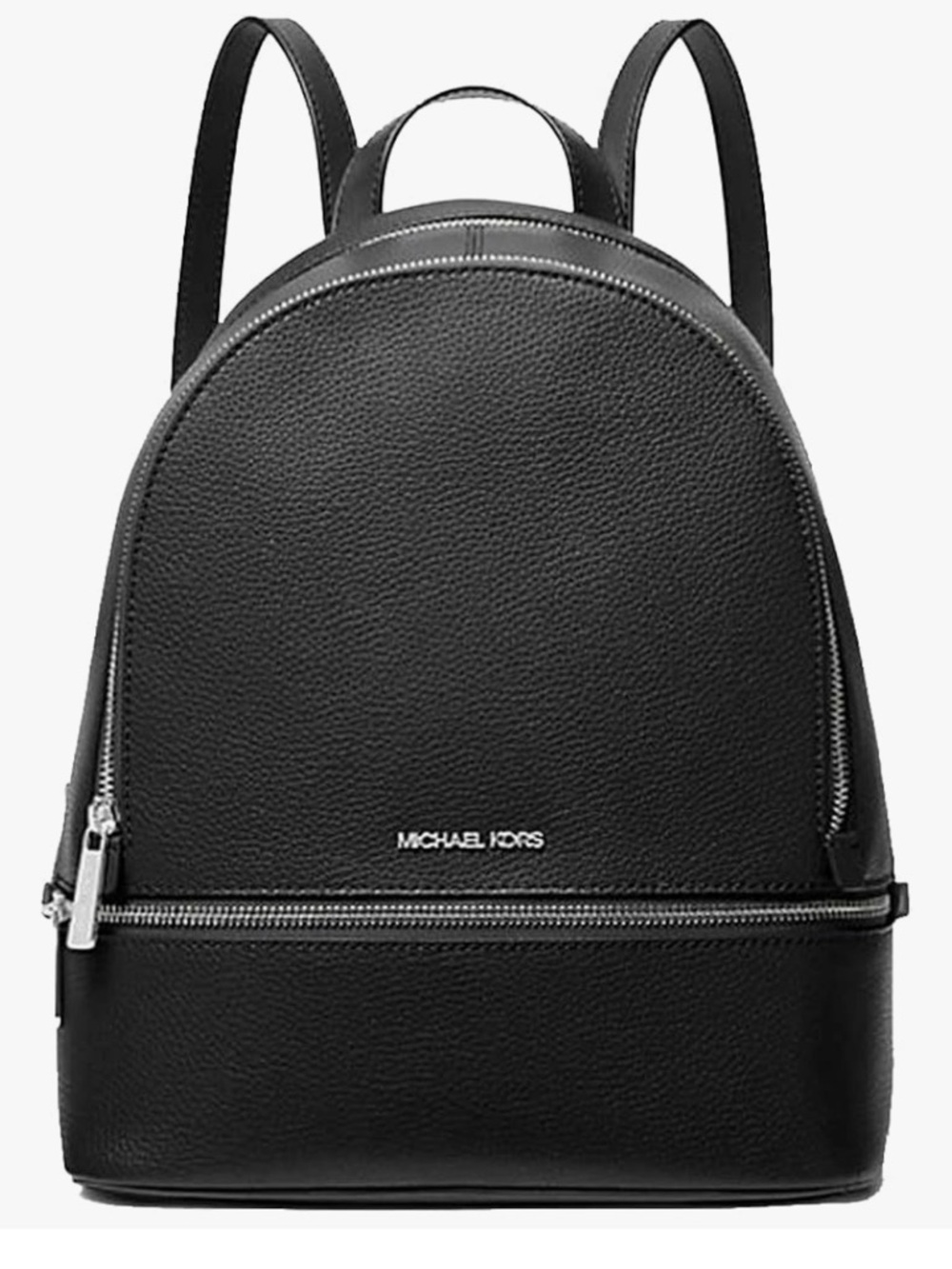 Michael Kors Black Rhea Leather Mini Backpack